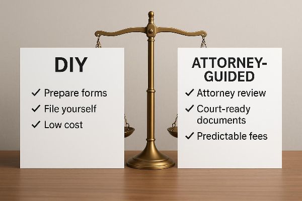 diy vs. attorney‑guided uncontested divorce in oregon: cost, risks & when to get help
